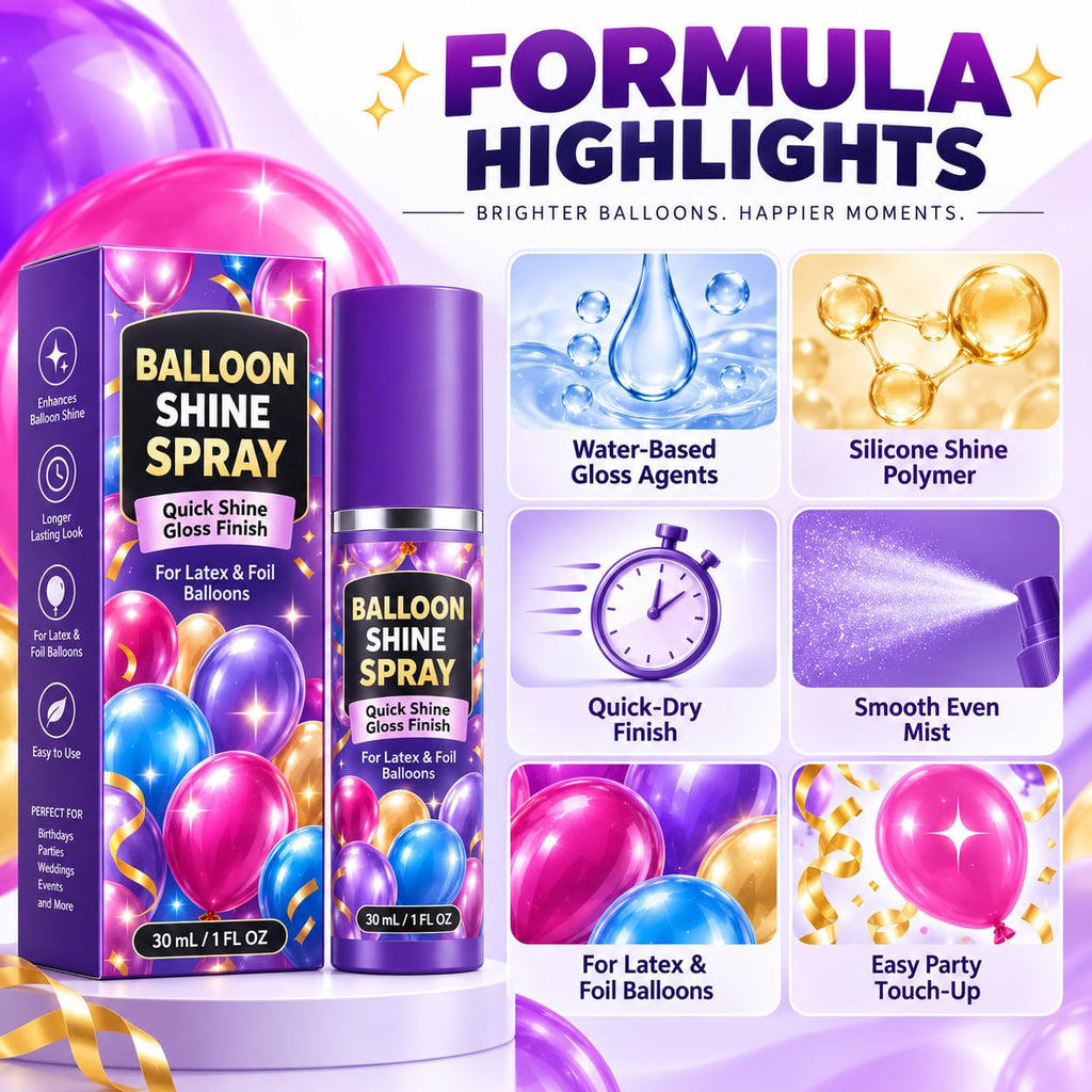 Balloon Shine Spray 3 Pack H980186