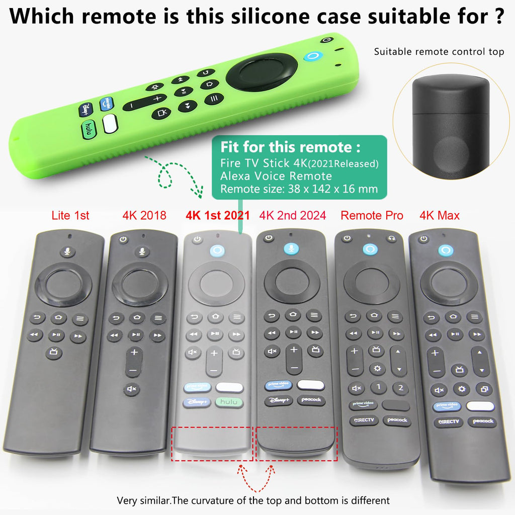 Silicone Remote Cover Case with Wrist Strap F592
