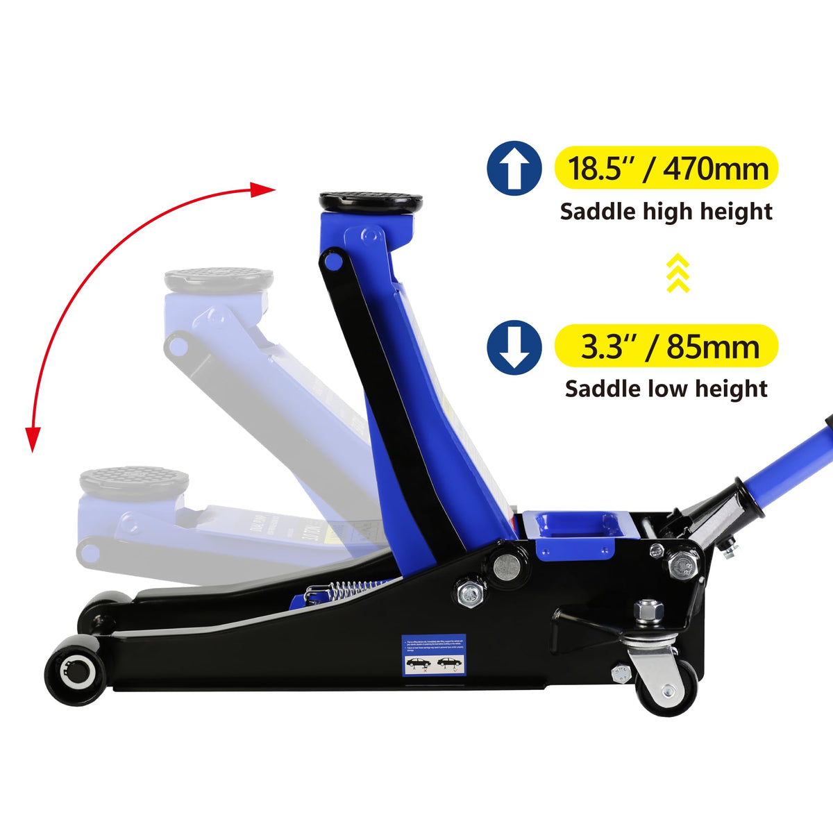 3 Ton Low Profile Hydraulic Floor Jack S545616