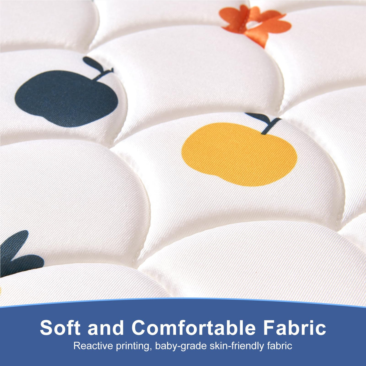 Mini Crib Mattress 38" x 24" x 4" Premium Foam Hypoallergenic F316
