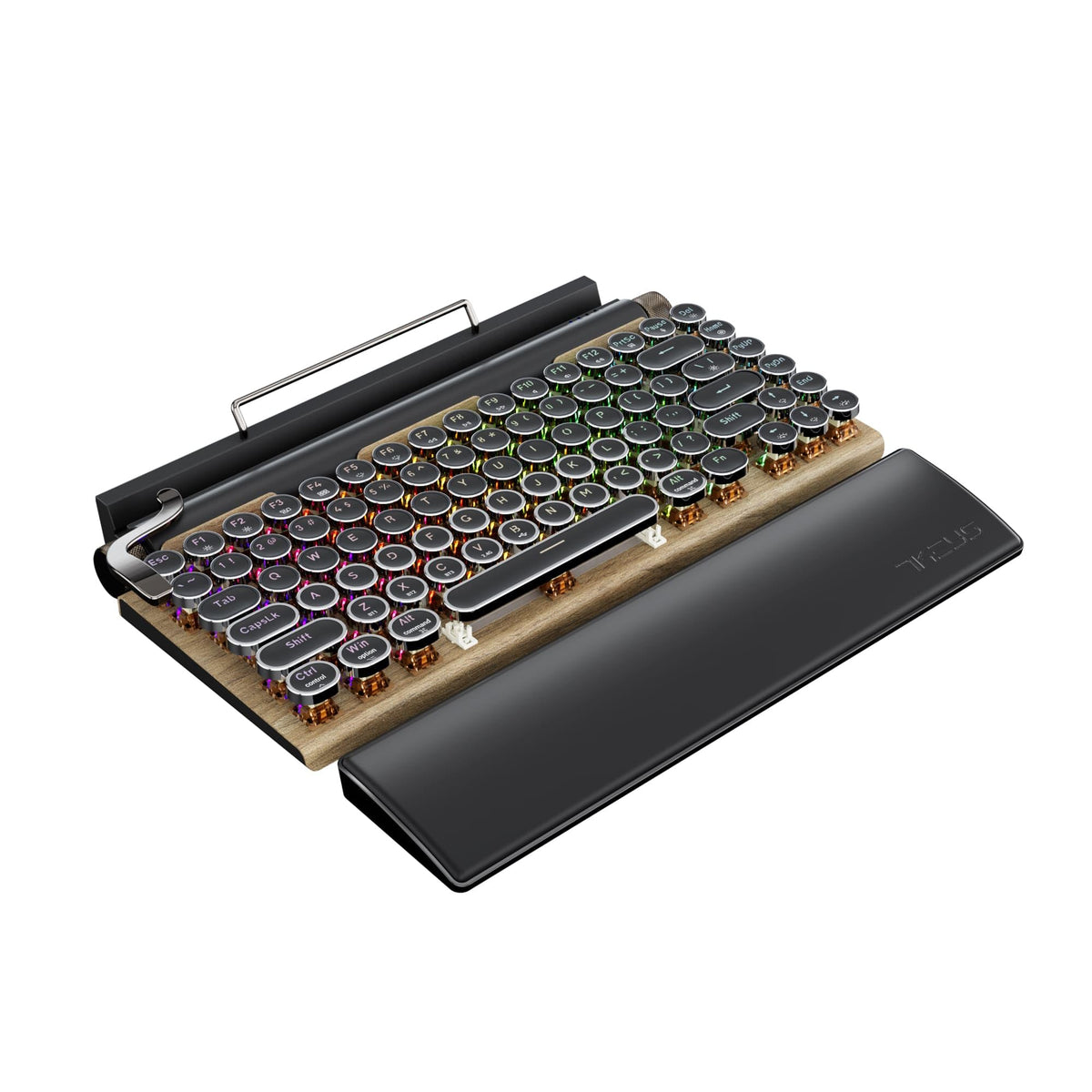Wireless Retro Mechanical Keyboard with Wrist Rest N9439