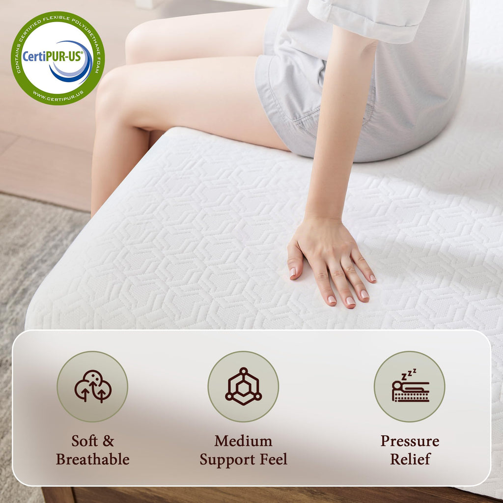 Queen Tri-Fold Memory Foam Mattress X403