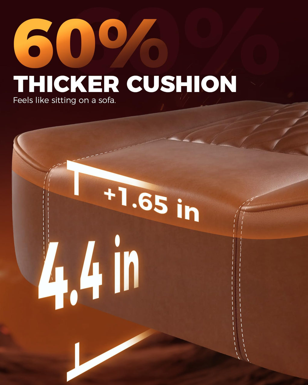 Big and Tall Gaming Chair with Footrest K786382