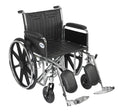 Black Bariatric Transport Wheelchair E8761