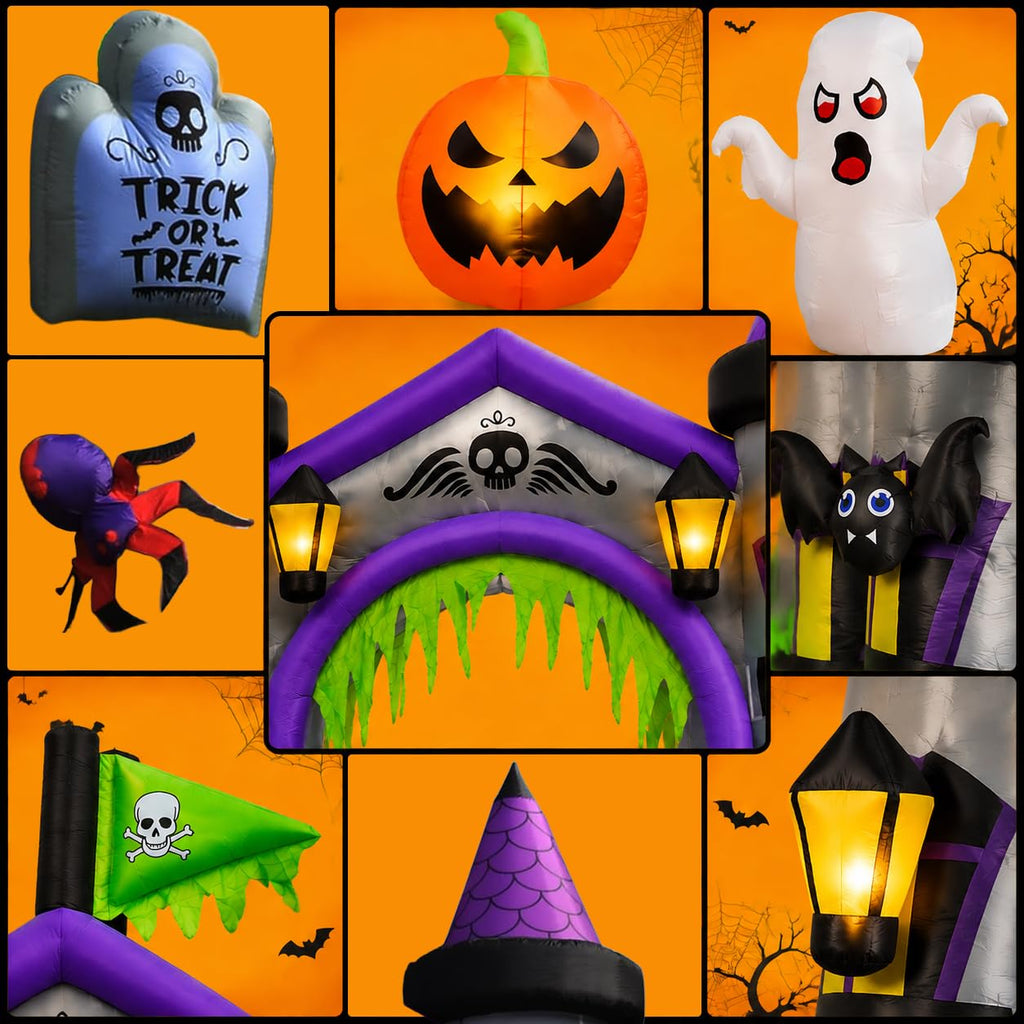 12.5 FT Inflatable Halloween Archway M5949