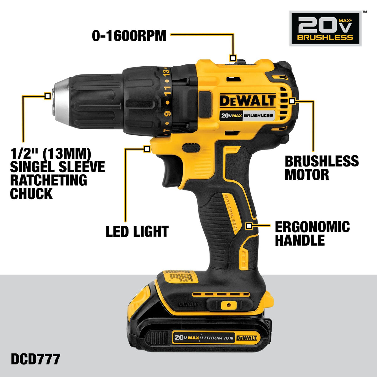 20V MAX Brushless 9 Power Tools with Battery Charger L530987