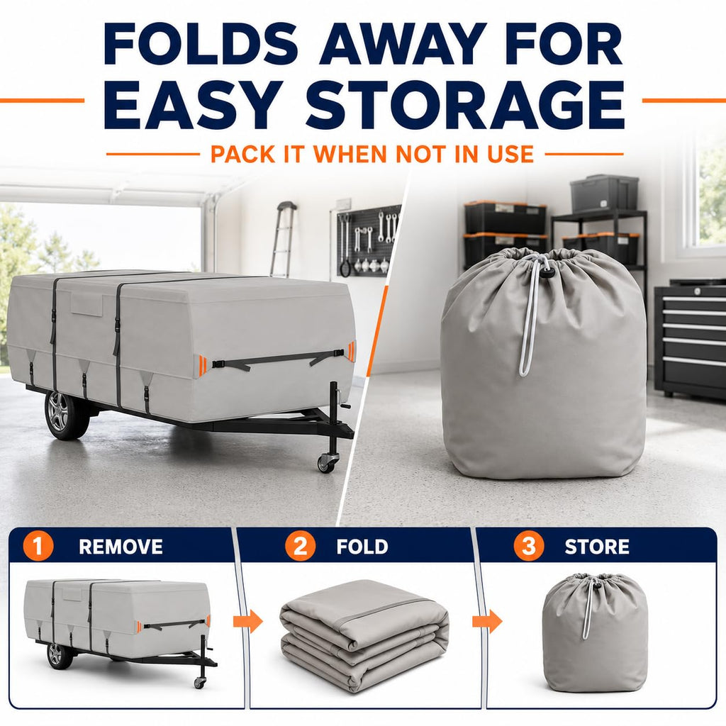 420D Oxford Pop Up Camper Cover J446