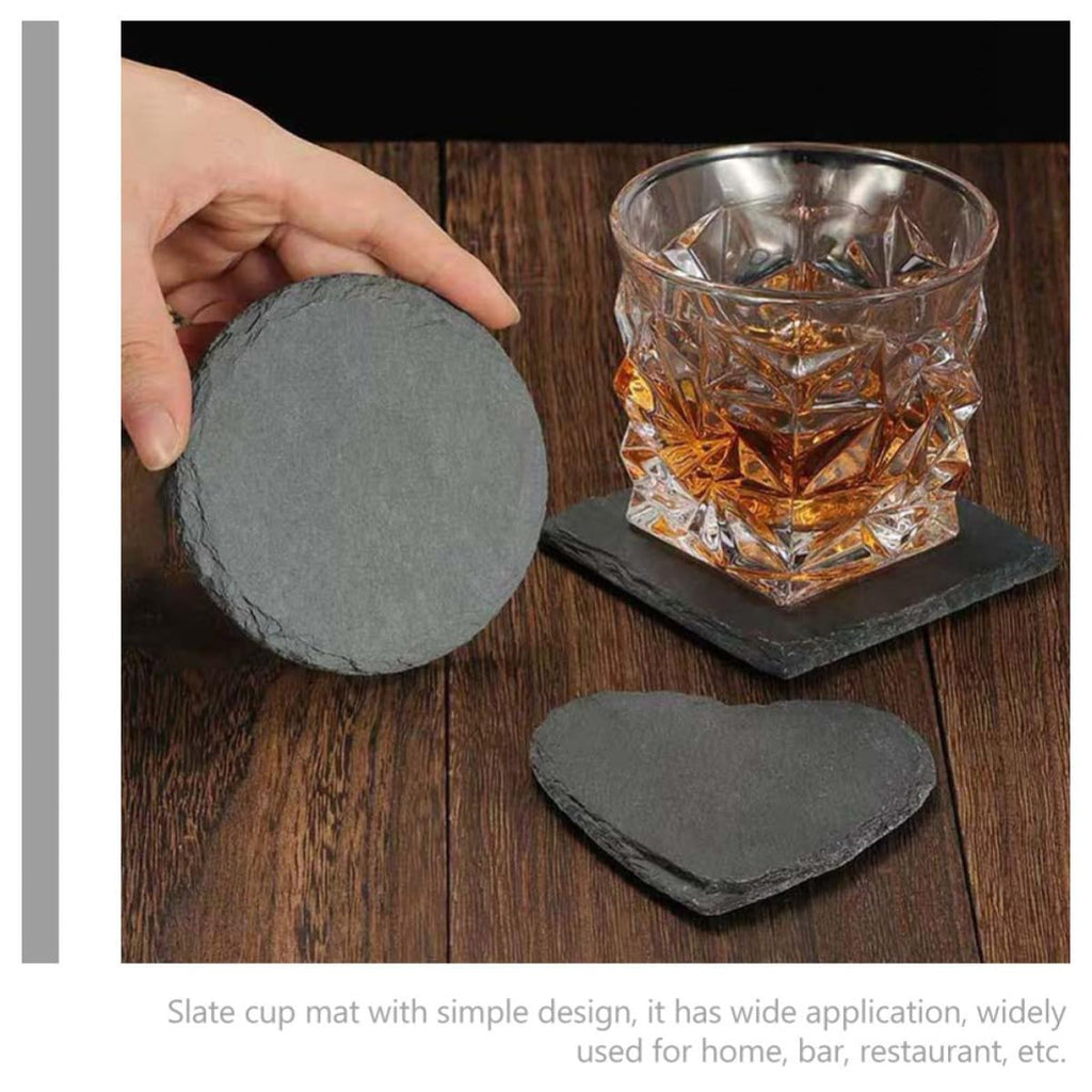 12pcs Natural Coasters K8936