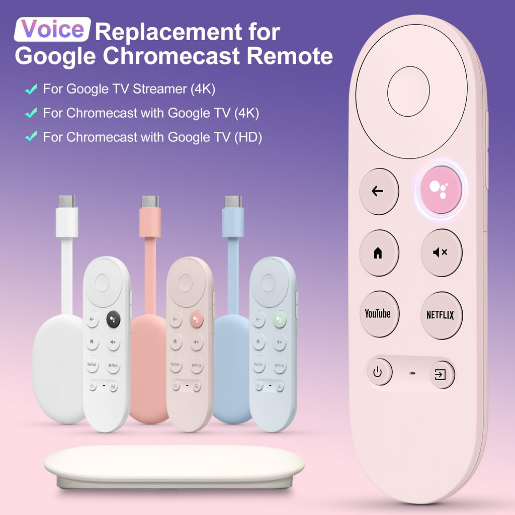 Pink Voice Replacement Remote Control Y771560