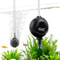 Quiet Mini Aquarium Air Pump 1.5 Watt with Air Stone Black M79697