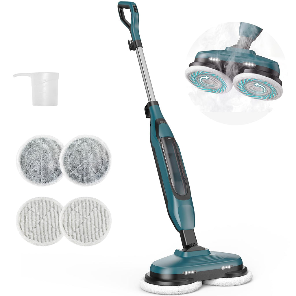 Steam Mop with Rotating Pads, 4 Cleaning Modes A3053