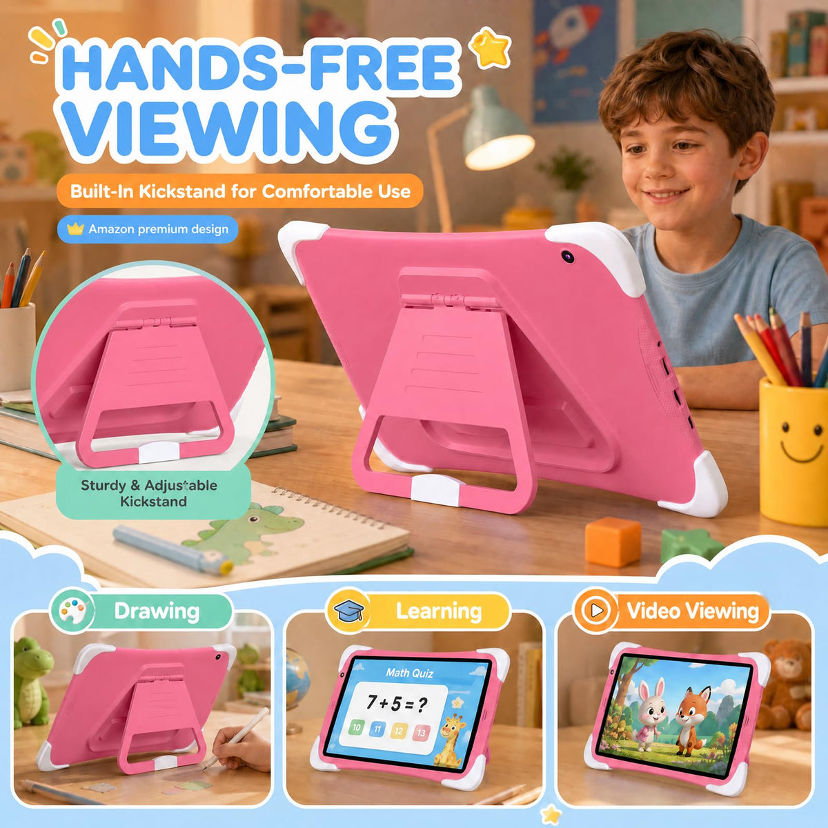 Kids Tablet 10Inch Android with Shockproof Case G223493