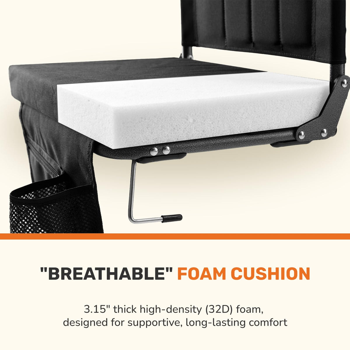 Padded Stadium Seats with Back Support N92419