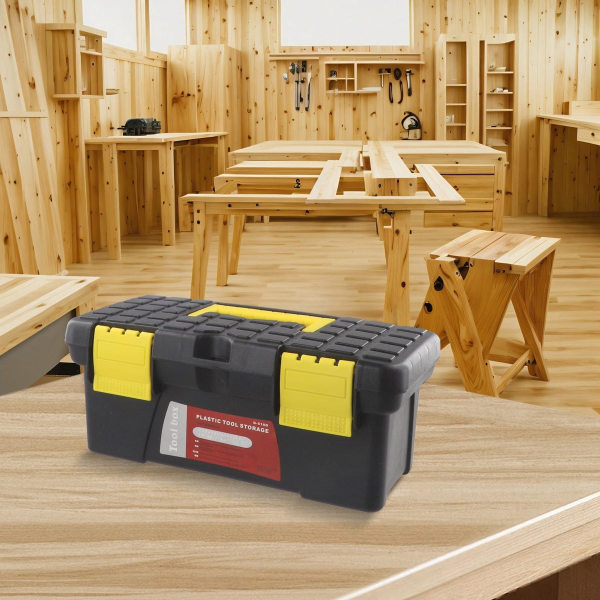 10 Inch Single Layer Plastic Toolbox O202