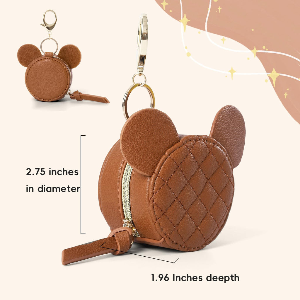 Leather Diaper Bag Backpack with Pacifier Case A3682