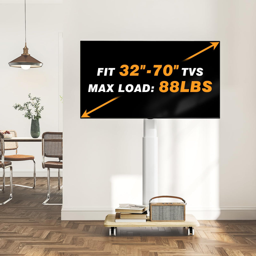 Rolling TV Stand for 32-70 Inch TVs C298369