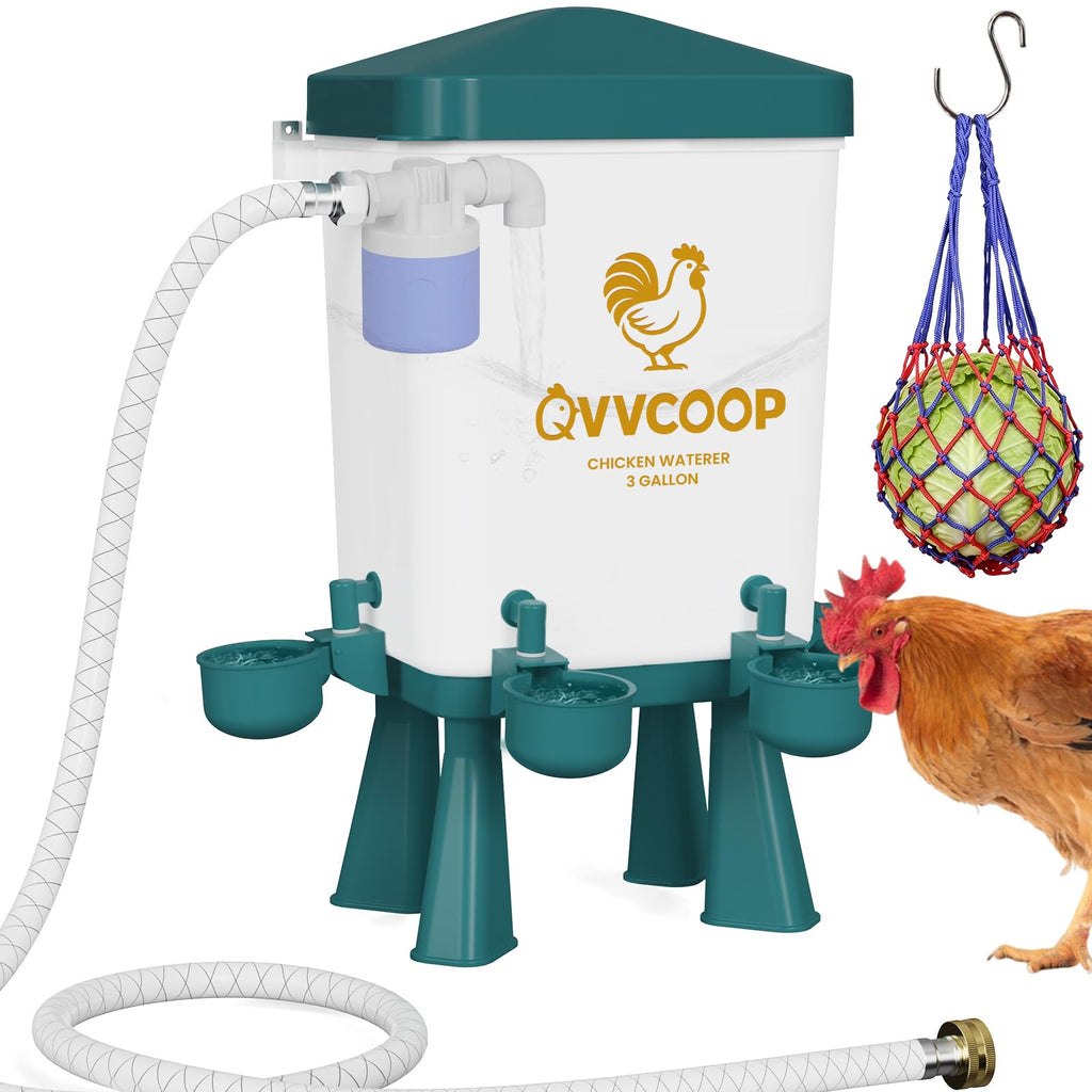 3 Gallon Automatic Chicken Waterer with Float Valve A948217