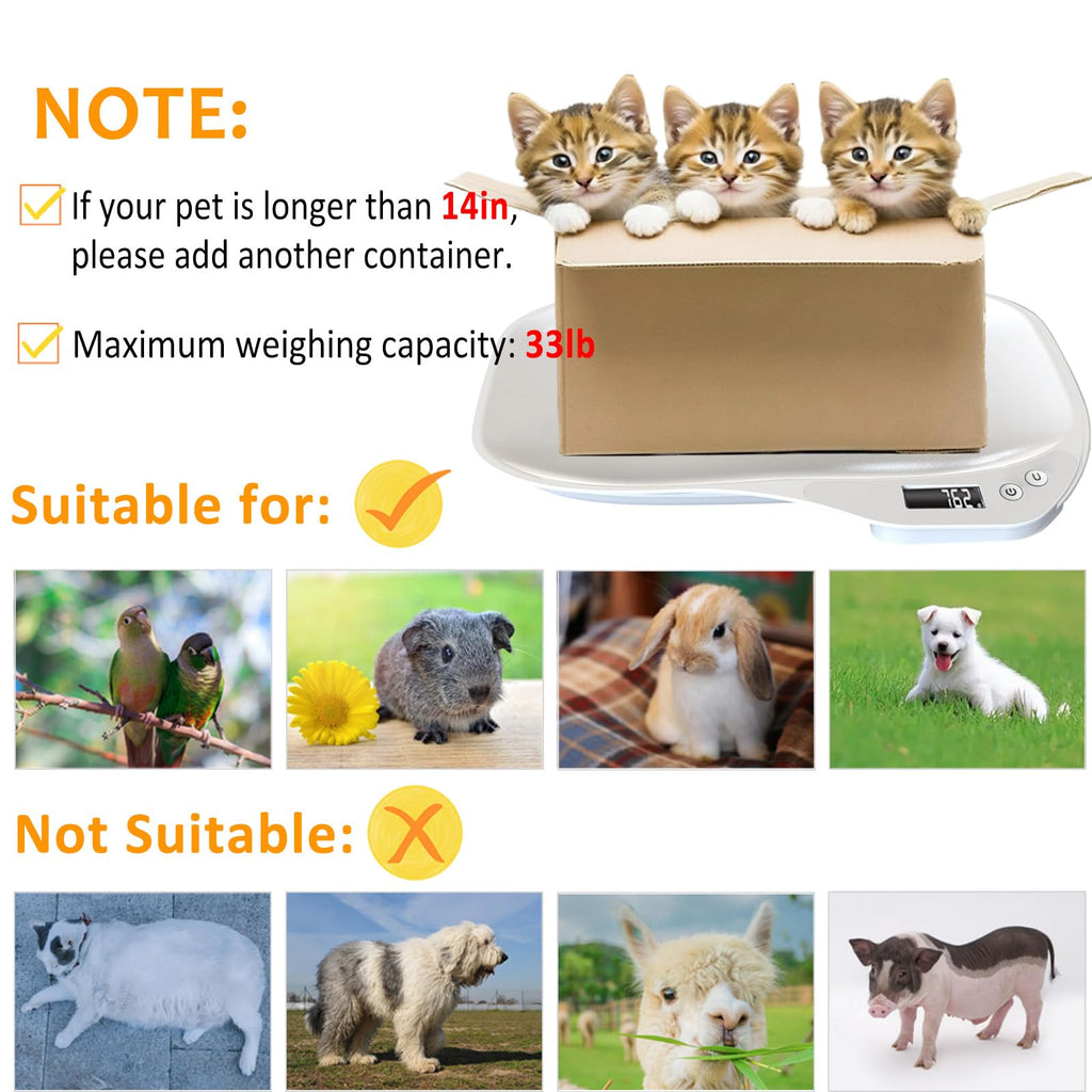 Digital Pet Scale 33lbs R8832