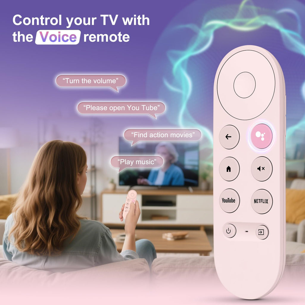 Pink Voice Replacement Remote Control Y771560
