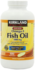 Fish Oil 1000 mg 400 Softgels 3 Pack H71812