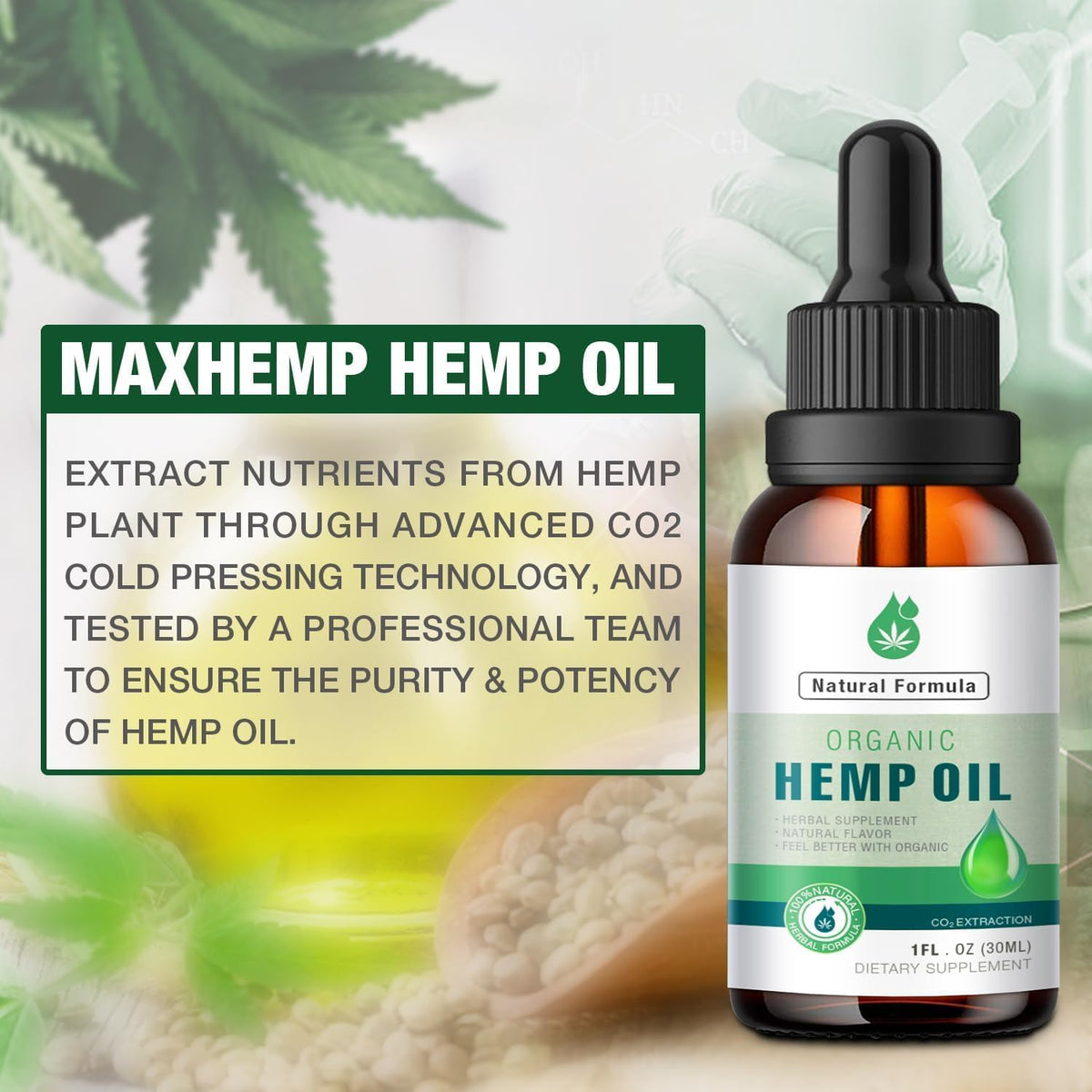 Organic Hemp Oil Tincture K55365