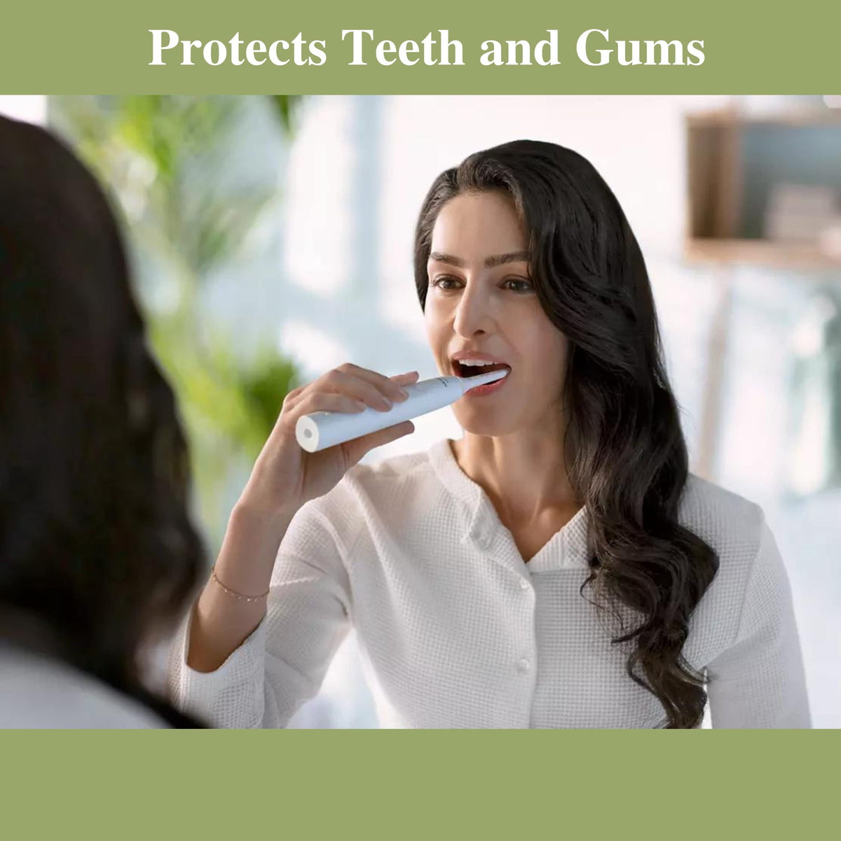 Rechargeable Electric Toothbrush with Pressure Sensor and Travel Case X975
