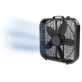 Black 20-inch 3-Speed Box Fan with Handle M28183