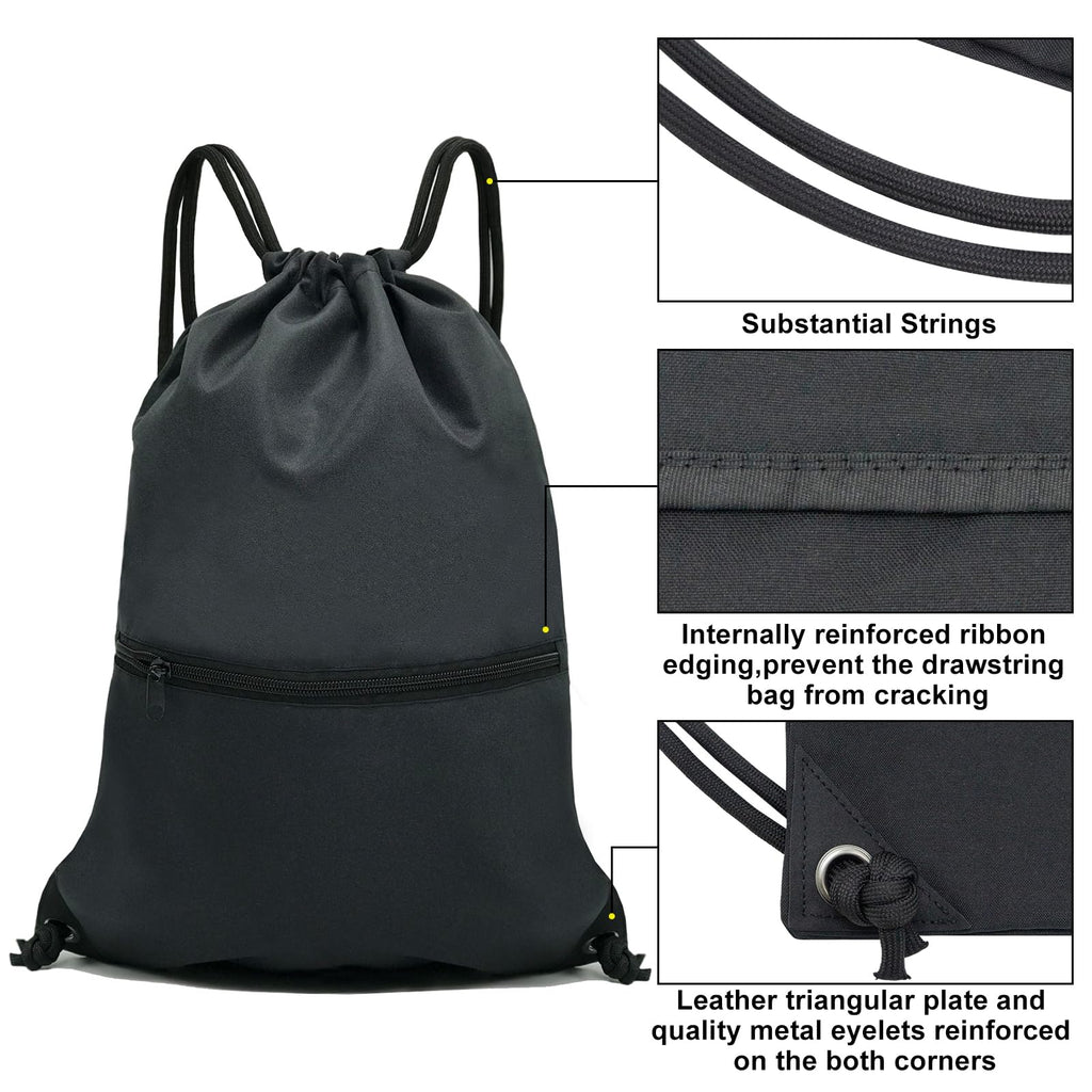 Drawstring Backpack Bag Sport Gym Sackpack F58106