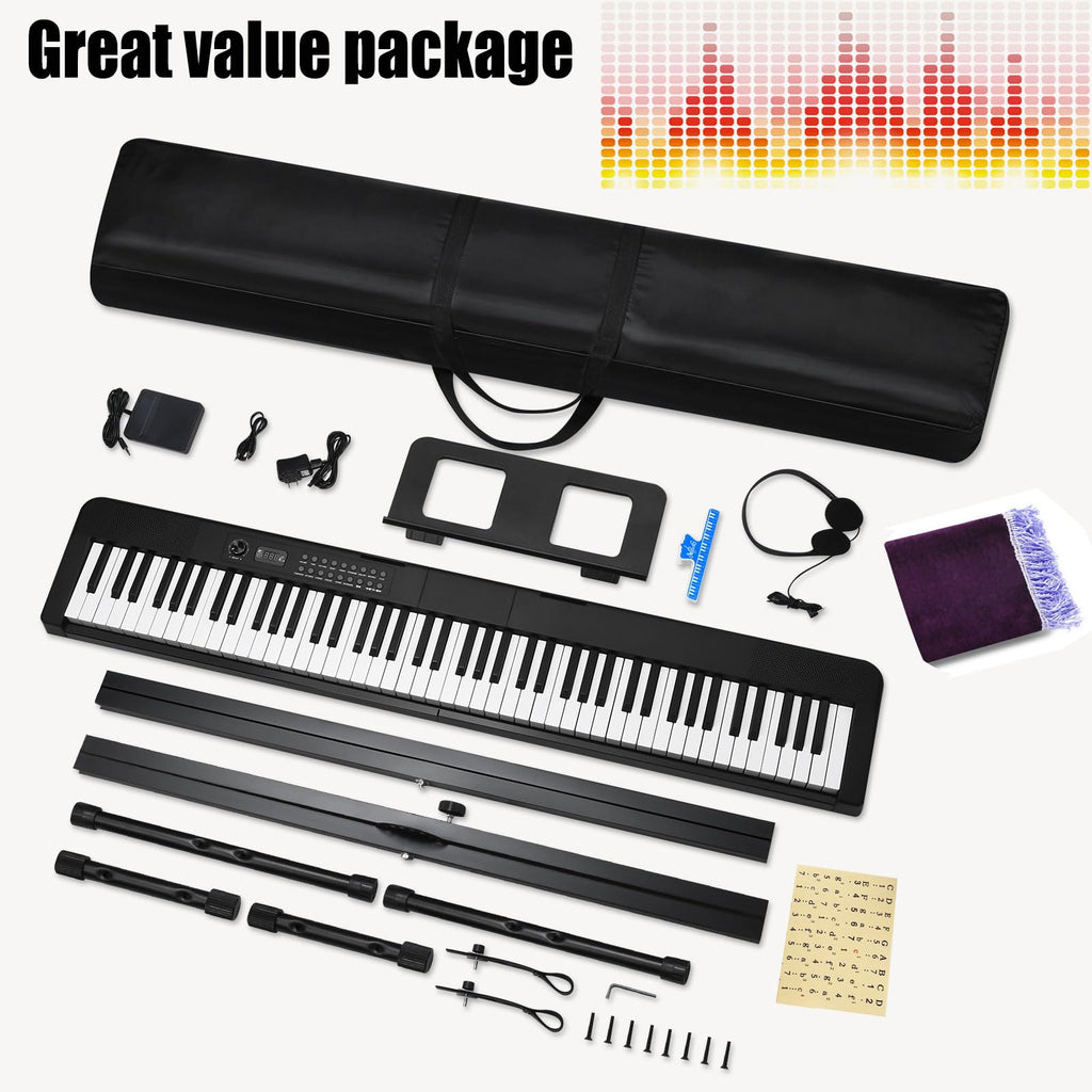 88 Key Electric Digital Piano with Semi Weighted Keys R94316