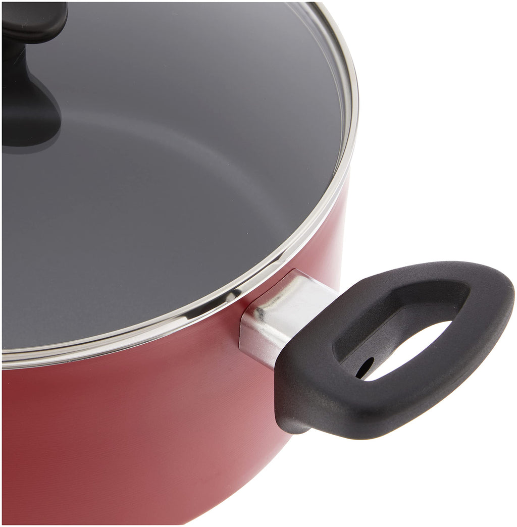 12 Piece Nonstick Red Cookware Set F348308
