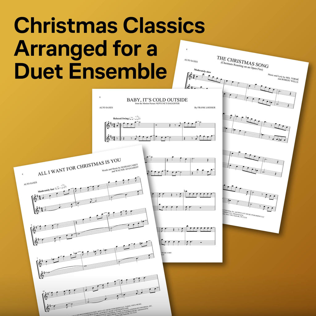 Christmas Alto Saxophone Duets B229624