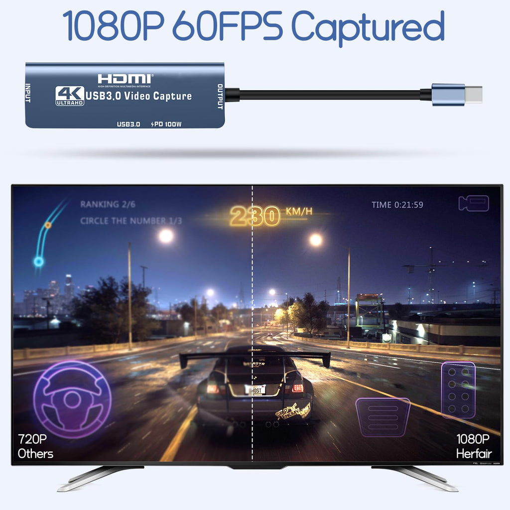 4K HDMI to USB Capture Card A65207