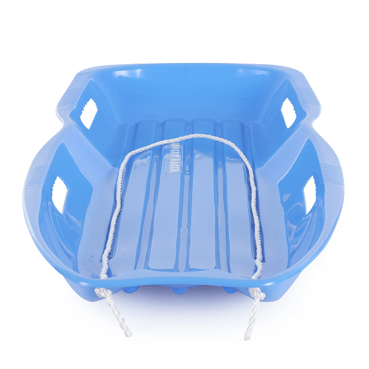 Plastic Toboggan Snow Sled with Pull Rope, 2 Pack P372