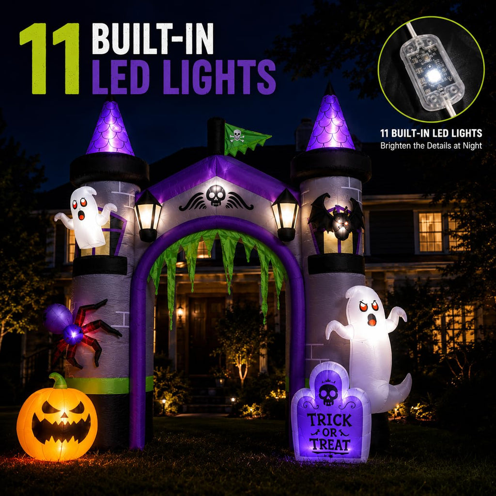 12.5 FT Inflatable Halloween Archway M5949