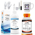 1000ml Quick Dry Washable Sublimation Spray + 250ml High Gloss Waterproof Coating Q390