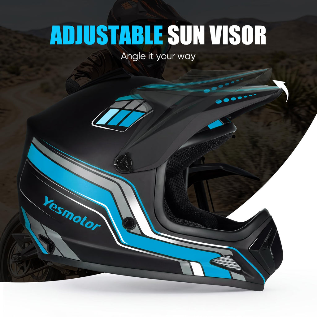 Youth Dirt Bike Full Face Helmet I461
