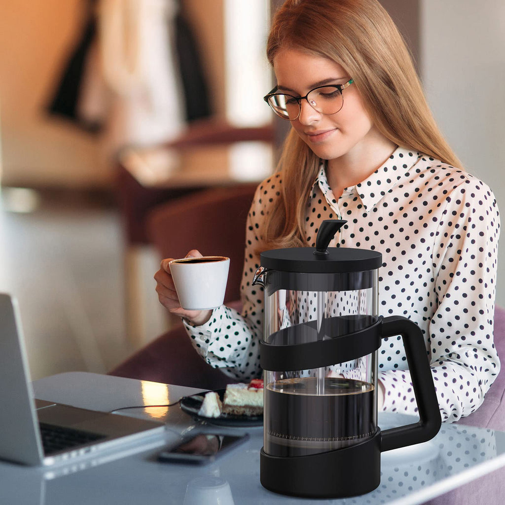 34 oz Glass French Press Coffee Maker M868602