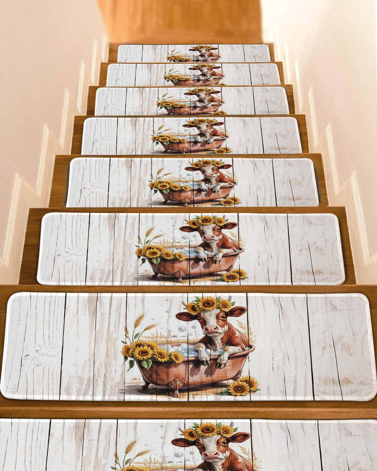 15 Pack Non Slip Carpet Stair Treads 8x30 inch E397