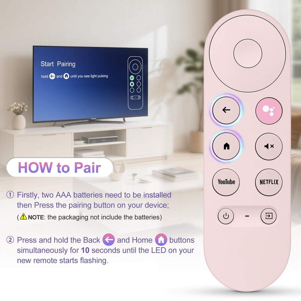 Pink Voice Replacement Remote Control Y771560