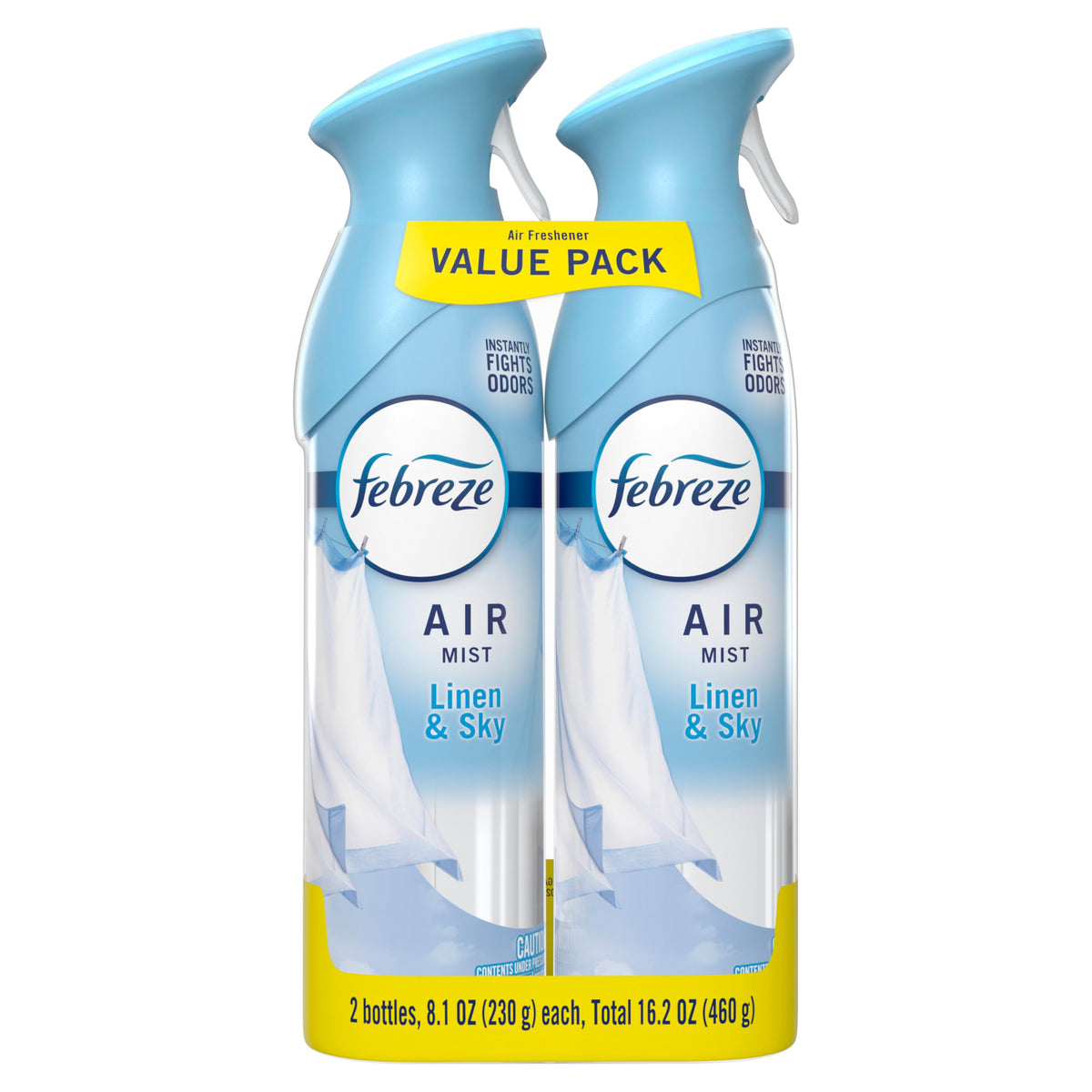 Air Freshener Spray Linen & Sky Scent 8.1oz Pack of 2 A97383