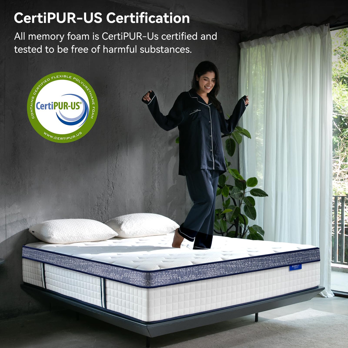 10 inch Cooling Hybrid Full Size Mattress N859