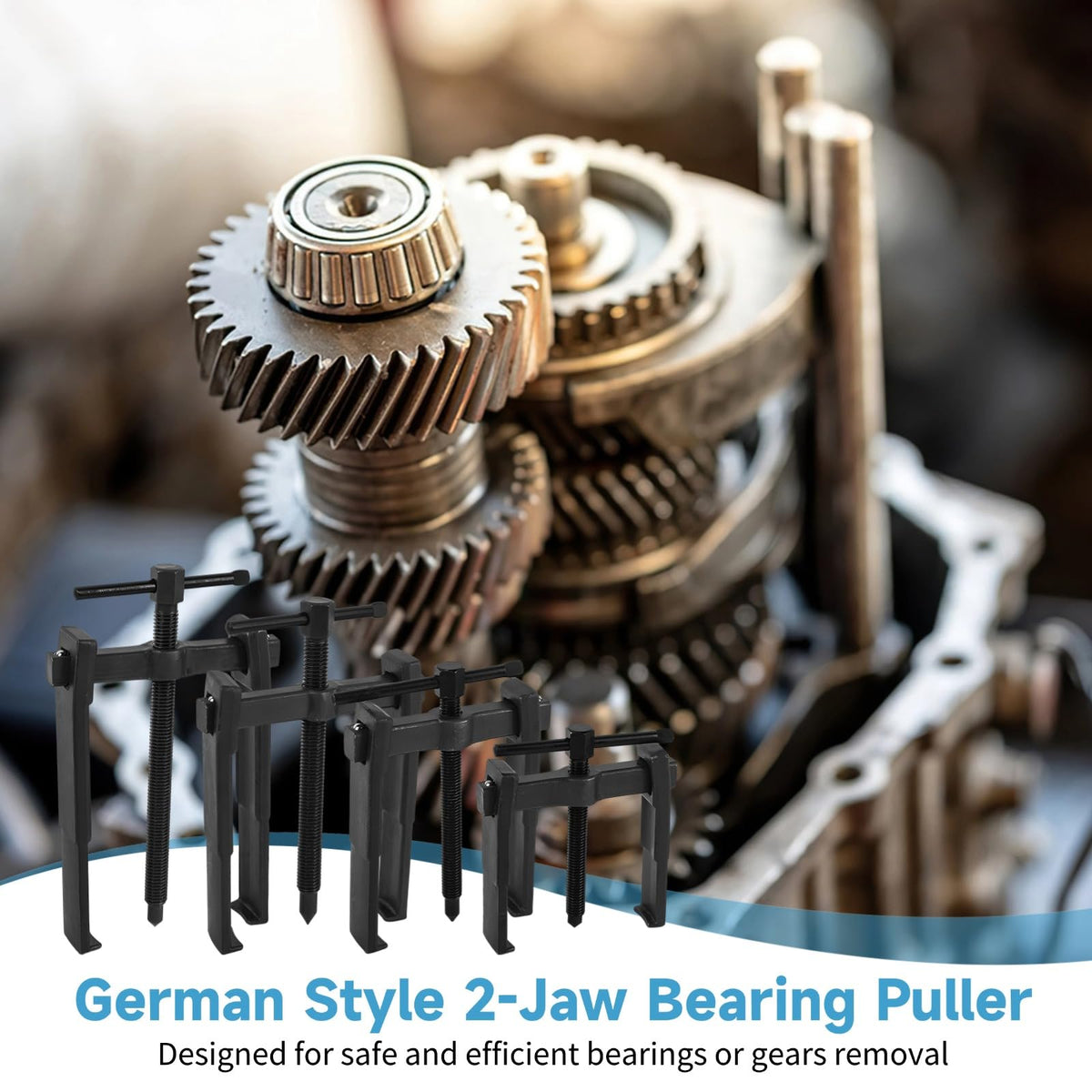 4 PCS 2 Jaw Gear Puller J13463