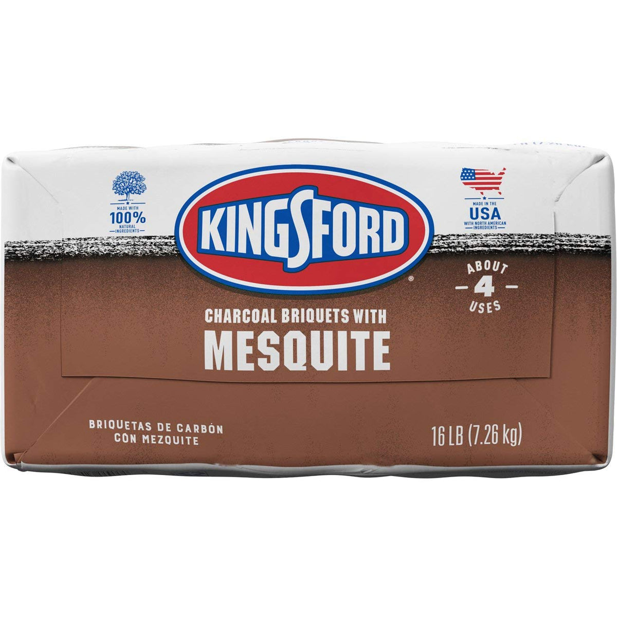 Original Charcoal Briquettes with Mesquite 16 Pounds Z707