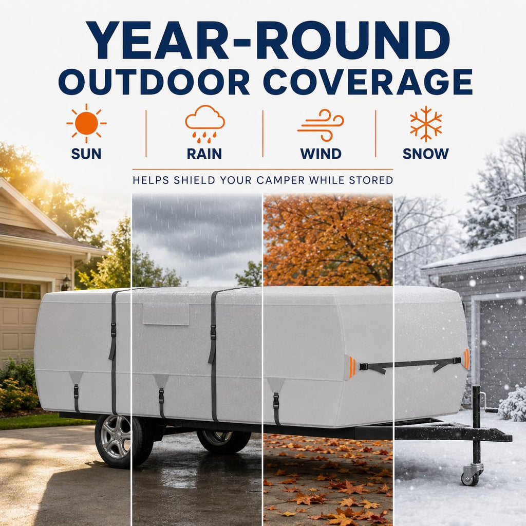 420D Oxford Pop Up Camper Cover J446
