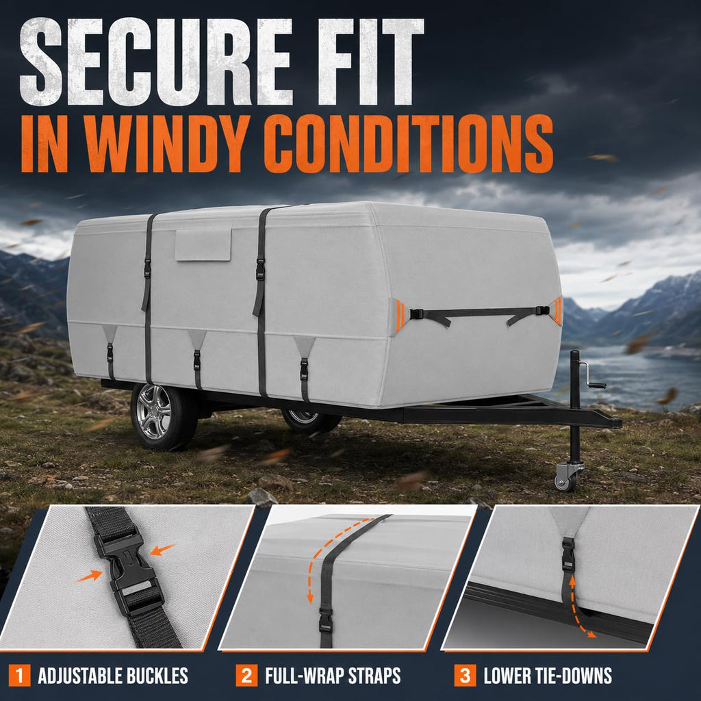 420D Oxford Pop Up Camper Cover J446