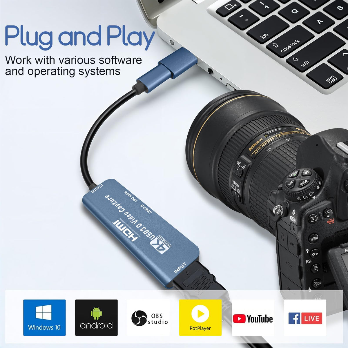 4K HDMI to USB Capture Card A65207