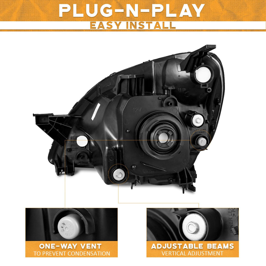 Halogen Headlights Assembly O2528