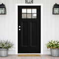 36 x 80 Black Fiberglass Entry Door U4274