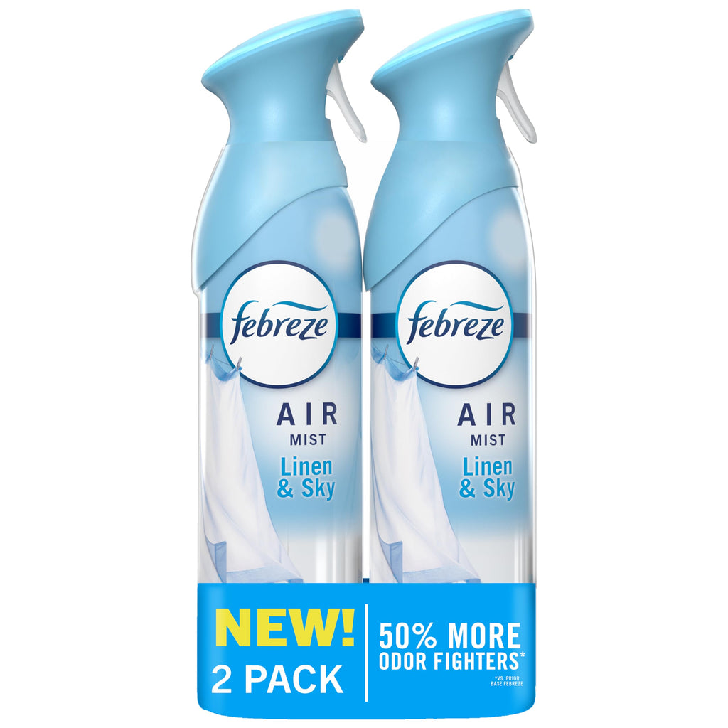 Air Freshener Spray Linen & Sky Scent 8.1oz Pack of 2 A97383