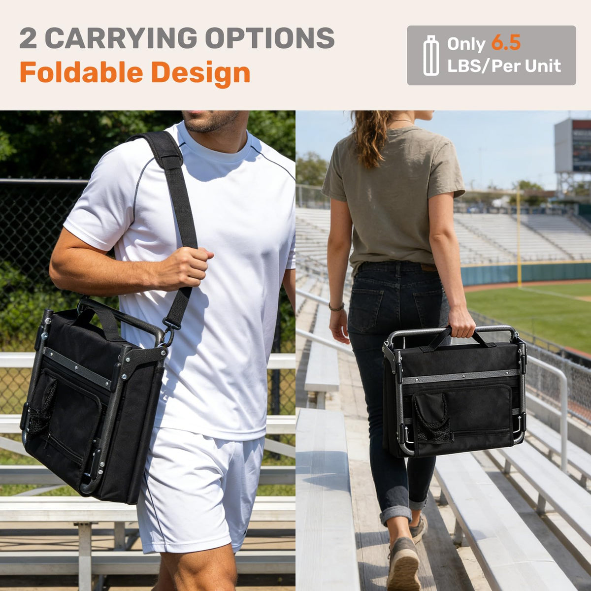 Padded Stadium Seats with Back Support N92419